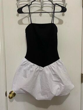 Black & White Bubble Dress